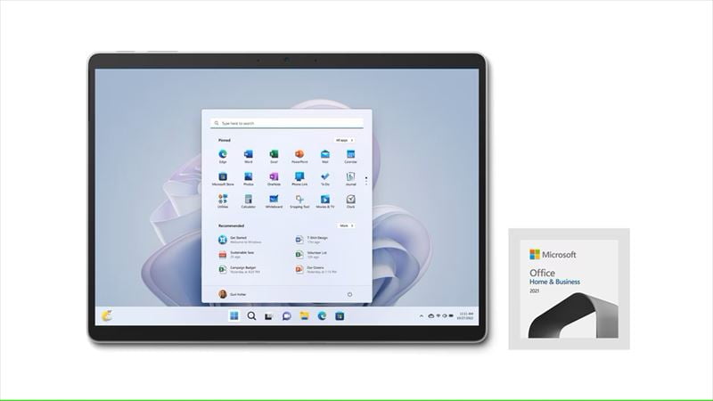 3. Surface Pro 9 Windows 11 と Office Home & Business 2021搭載モデル